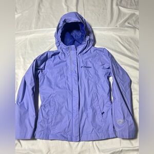 Columbia Girls’ Arcadia Jacket Purple Lavender XS 6/6X Waterproof Packable